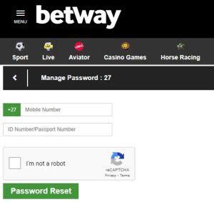reset betway password via sms south africa|How to do a Betway Password Reset if you Forgot your .